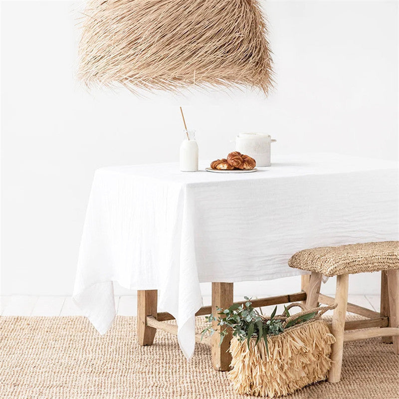 nexlinen | 100% Pure Linen Tablecloth - Natural Linen