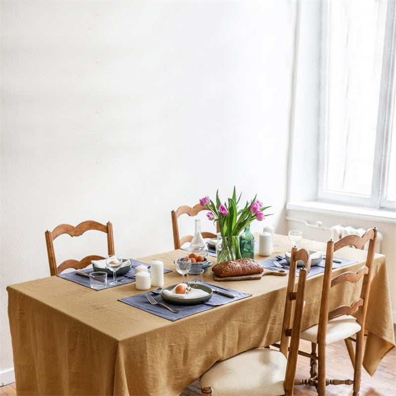nexlinen | 100% Pure Linen Tablecloth - Natural Linen