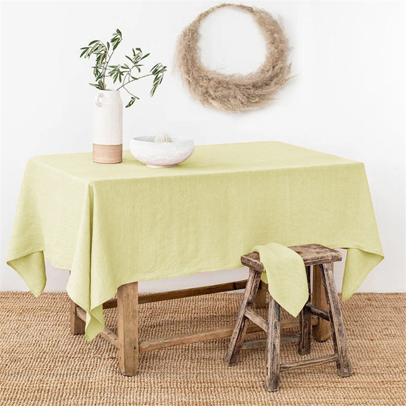nexlinen | 100% Pure Linen Tablecloth - Deep German Gray