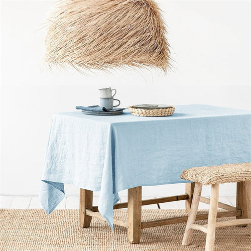 nexlinen | 100% Pure Linen Tablecloth - Fog Gray