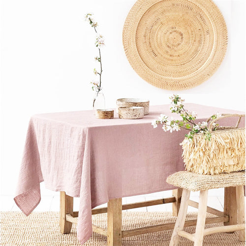 nexlinen | 100% Pure Linen Tablecloth - Classic Gray