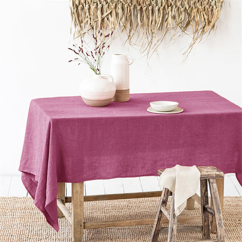 nexlinen | 100% Pure Linen Tablecloth - Natural Linen